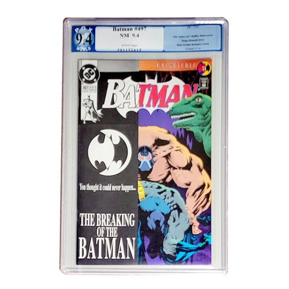 Batman #497 PGX 9.4 Bane Breaks Batman’s Back First Print DC Comics 1993  *READ* - Picture 1 of 9